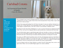 Tablet Screenshot of carlsbadcotons.com
